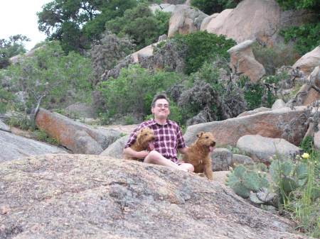 Katie, Ray & Reilly Enchanted Rock, TX. '05'