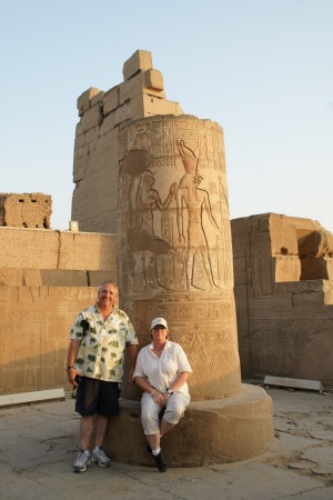 Phil (hubby) and I    Egypt  2008