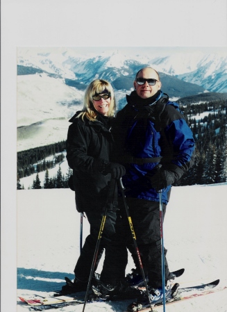 bobby & me skiing Vail