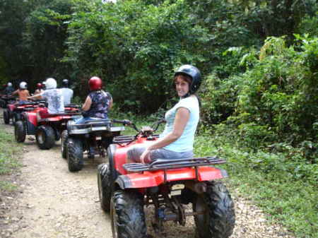 ATV Jungle ride in Belize, Feb. 2009