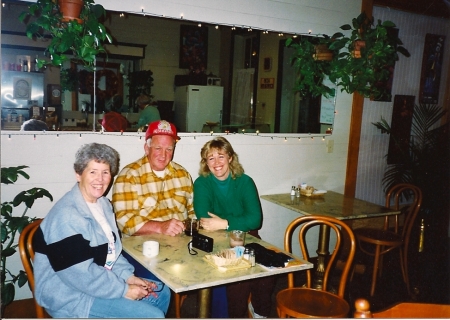 Mom, Dad, and me...birthdays