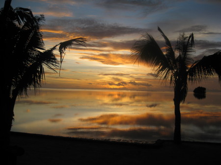 Sunset in Peleliu