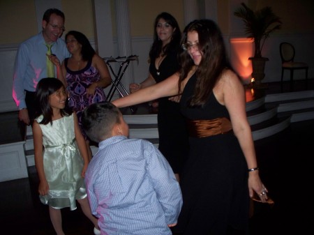 Me &nephew dancing at a wedding in May 09