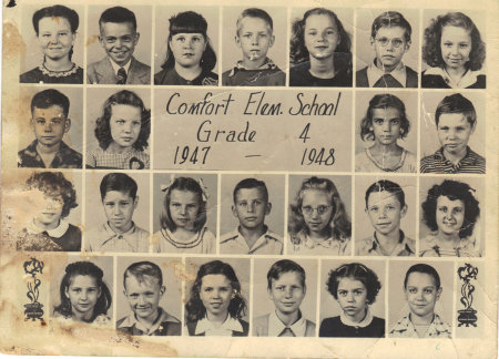 Comfort Grade School, 4th Grade, 1947-1948
