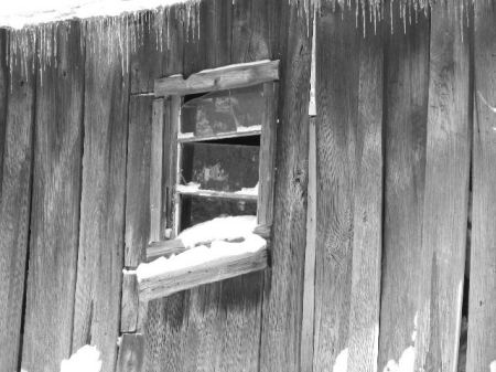 old barn window