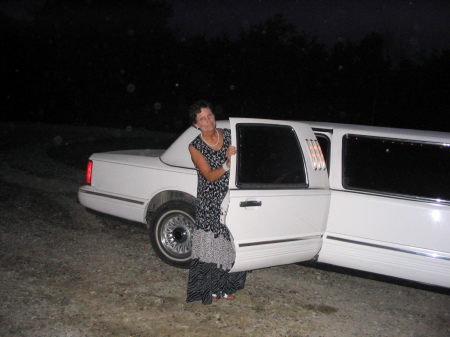 taking limo to top of mt in ME for wedding