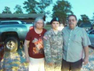 DAVE SEVERN, WIFE AND GRANDDADUGHTER