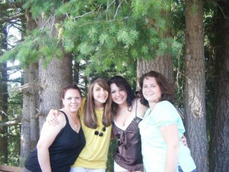 Me, my daughters, and sister-in-law