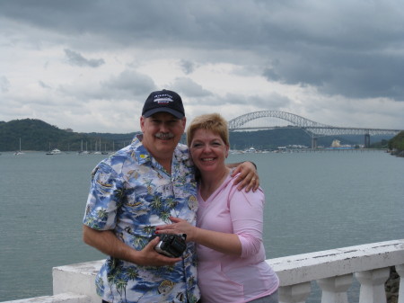 The bridge of the Americas in Panama