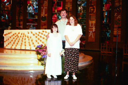 Sara's first communion 2000