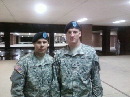 Basic training at Fort Benning 8/28/2009