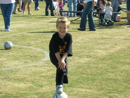 Tres First Soccer Game 2009