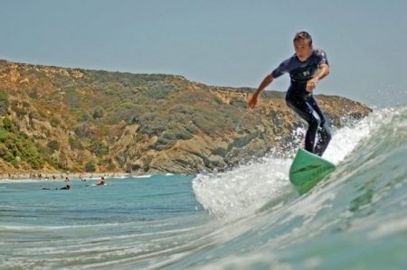 Andre shredding a 6 footer at Strands