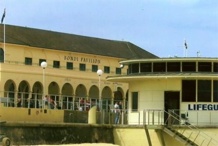 Bondi Pavillion alongside the Lifeguard tower_