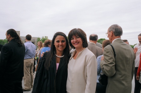 Erin at Graduation from Catholic U. (2005)