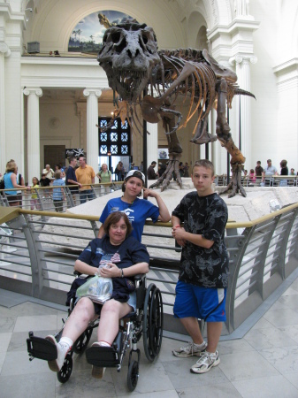 My kids at the museum