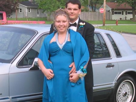 Me and my fiancee before prom (2007)