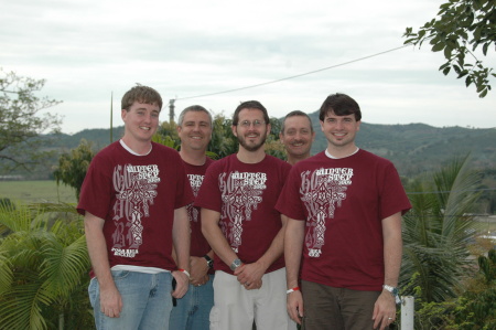 Josh and his Mission Team in Poza Rica, Mexico