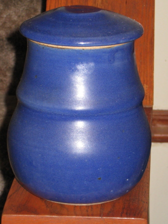 6"  jar,with lid 1996