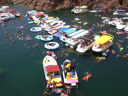 Wild times at Havasu . Guess which one is me.