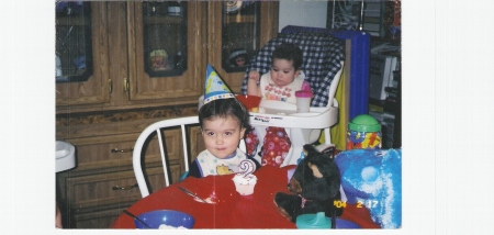 2nd Birthday party at Day Care with his friend