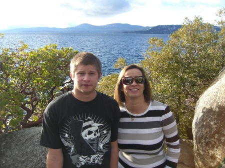 Cory and Barbara at Tahoe 12/09