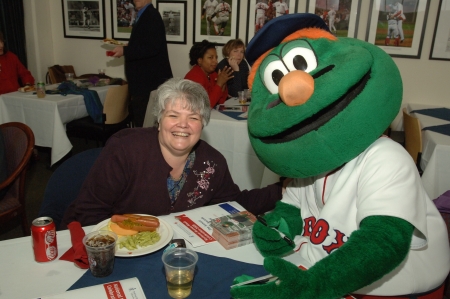 Me and Wally (Boston Red Sox Mascot) 5/2009