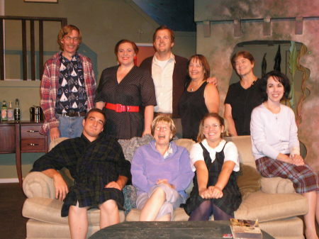 cast and crew of "Girl In The Goldfish Bowl"