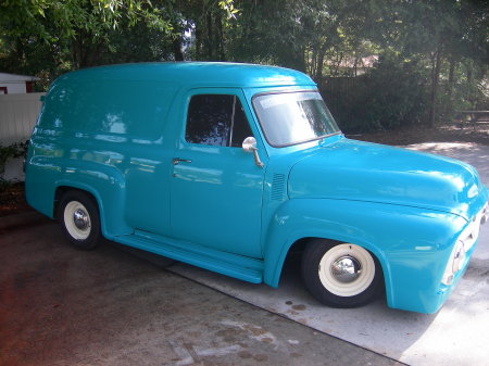 55 ford panel truck