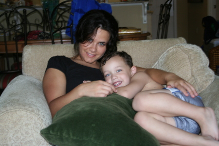 My youngest Noah and me