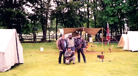 Rebel Camp at Gettysberg