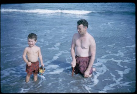 Me and Dad - Jersey Shore 1953