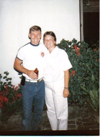 Jim and Wendy, Kathmandu, Nepal 1987