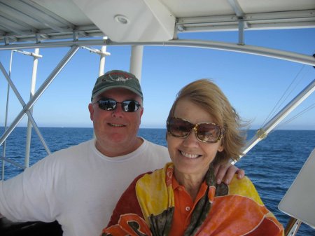 wife Cindy and me fishing South of Los Cabos