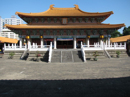 Famous temple re-creation in Tia Chung