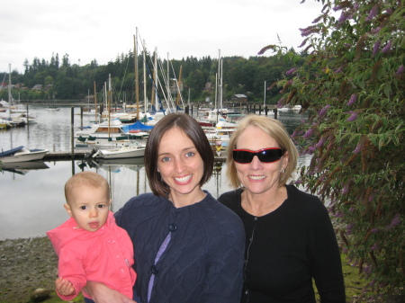 Bainbridge Island with daughter Christina