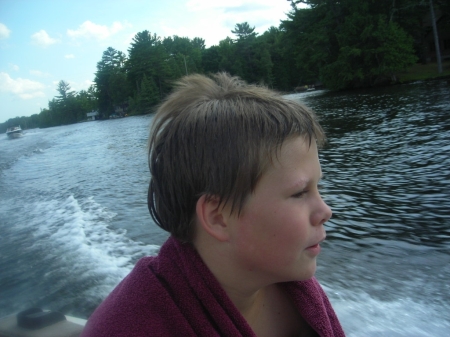 David on Boat (2), Aug. 1, 2009