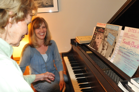 Mom & I at mom's Westport home (Sept. '09)