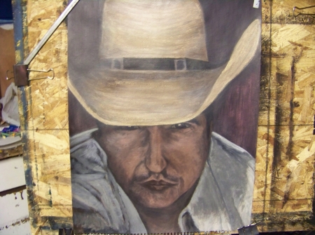 Painting- Mexico's Cowboy
