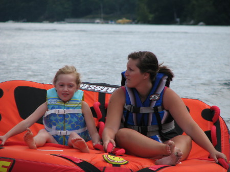 Daughters Charlotte and Emily