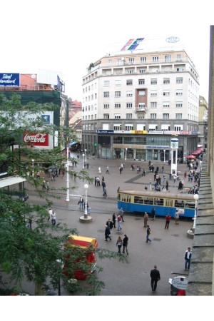 City Center in Zagreb, Croatia