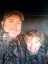 Corey and Brehnen hunting on Thanksgiving Day