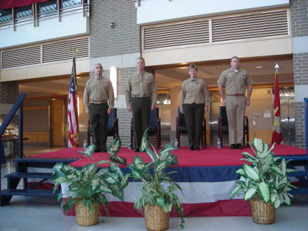 My sister Nancy's retirement ceremony.