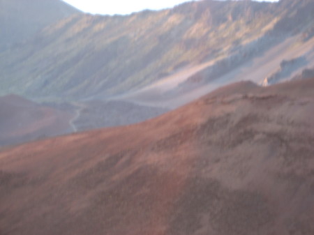 View of Mt. Haleakala crater-Maui-2007