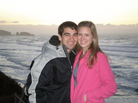 Josh & Terah at Oregon Coast