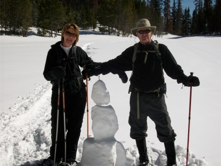 Snowshoeing in Winter