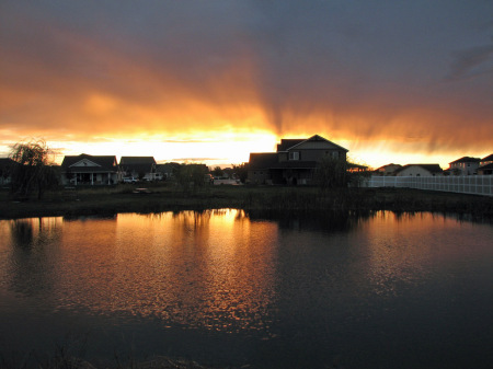 Our Idaho home at Sunset