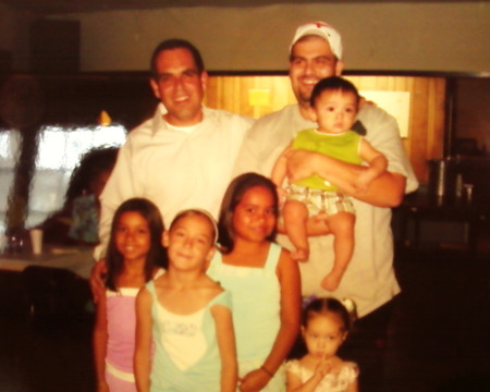 Bro Vic, son David with nephew and nieces