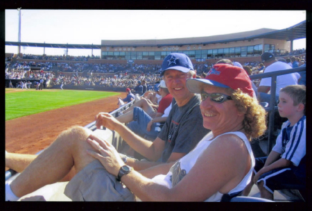 Dan and Pete Van Osdol at Spring Training