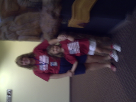 in our matching SkyWest 4th of July shirts